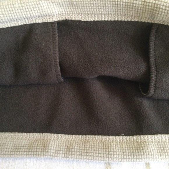 Fossa Waffle Fleece Quarter Zip Pullover Sweatshirt Au Bon Pain Mens L NWT COZY - Picture 9 of 13